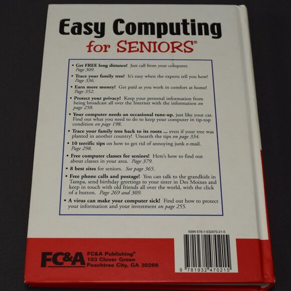 Easy Computing for Seniors Handbook From Startup to Shut Down Excellent 2007 - Picture 2 of 16
